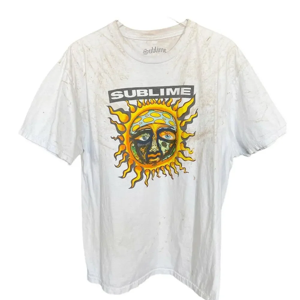 Sublime Graphic T Shirt Tie Dye Band Tee Grunge Streetwear XL - Picture 4 of 4